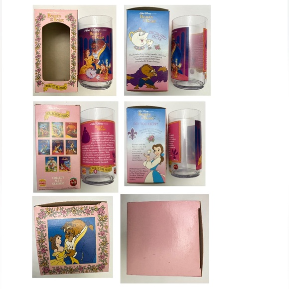 Vintage 1994 set of 4 Disney Classic plastic cups from Burger King - Picture 4 of 5